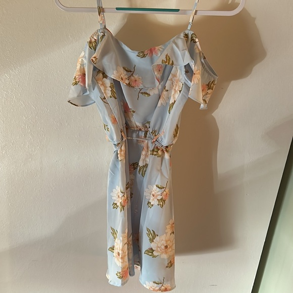 Sweet Wanderer: Blue Floral: Dress Small: see photos for measurements - Picture 3 of 6